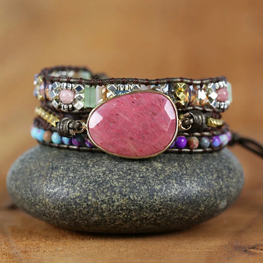 Luminous Heart Wrap Bracelet