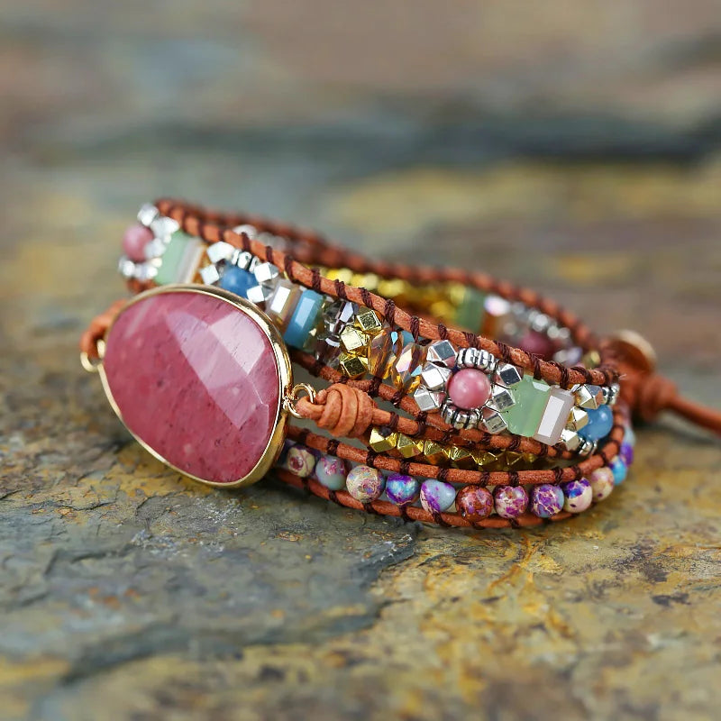 Luminous Heart Wrap Bracelet