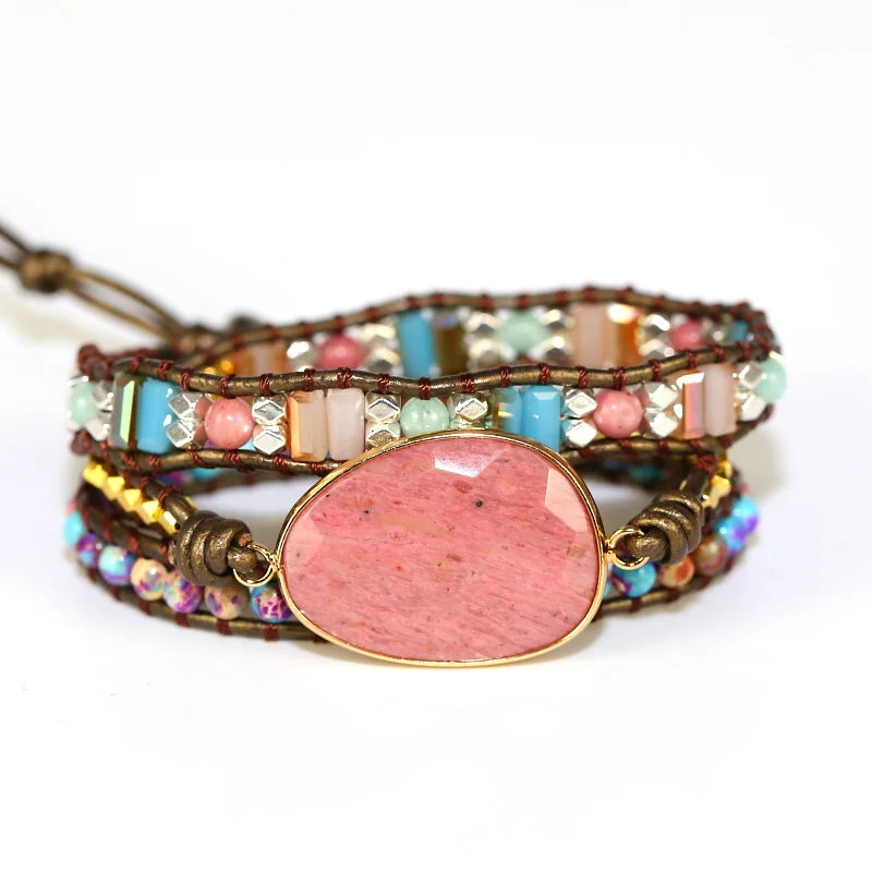 Luminous Heart Wrap Bracelet