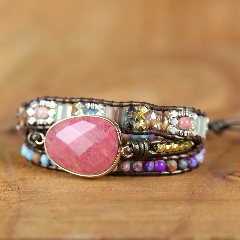 Luminous Heart Wrap Bracelet